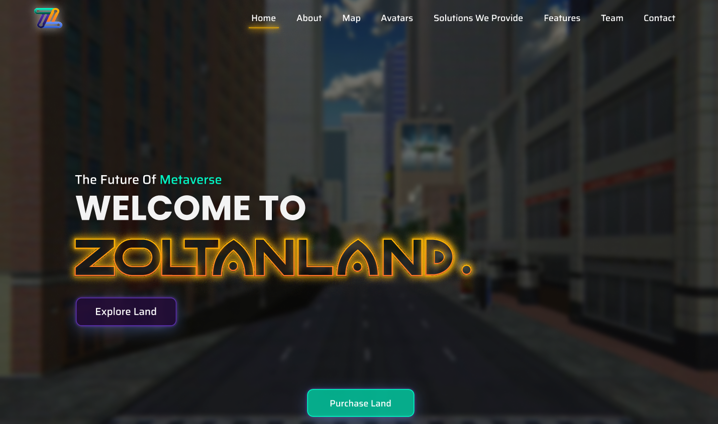 Zoltan Portfolio Website